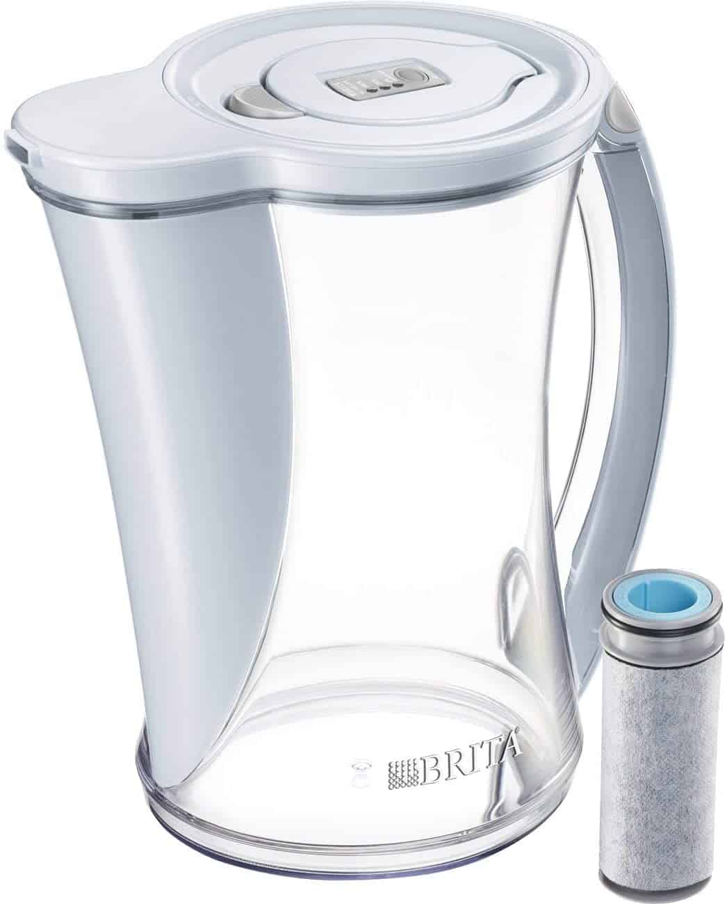 Brita Stream Water Pitcher with 1 Filter 12 Cup Ice Brand Brita