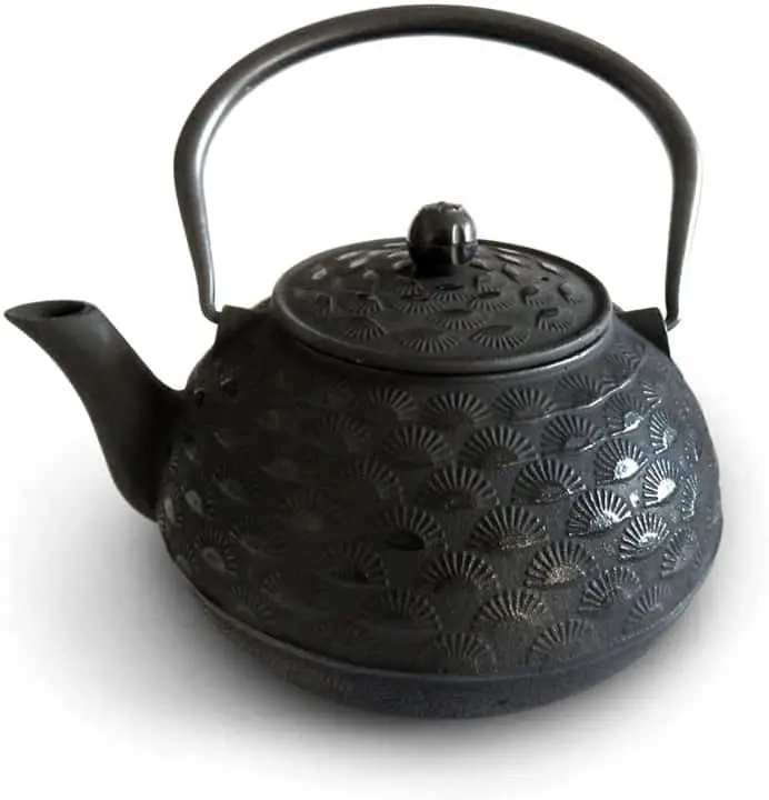 Huswell Cast Iron Teapot Stainless Steel Infuser